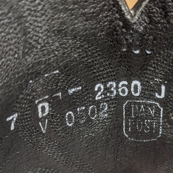 Dan Post boots men's size 7D black Exotic Full Ostrich Leg Western cowbo… - Picture 11 of 11